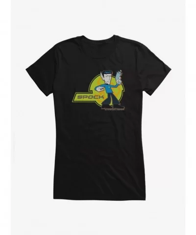 Absolute Discount Star Trek Spock Ray Gun Girls T-Shirt $8.57 T-Shirts