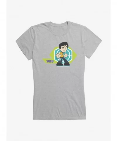 Premium Star Trek Sulu Ray Gun Girls T-Shirt $5.98 T-Shirts