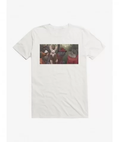 Exclusive Price Star Trek TNG Cats Mission Crew T-Shirt $9.37 T-Shirts