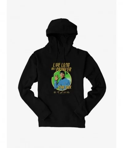 Low Price Star Trek Live Long And Prosper Hoodie $12.93 Hoodies