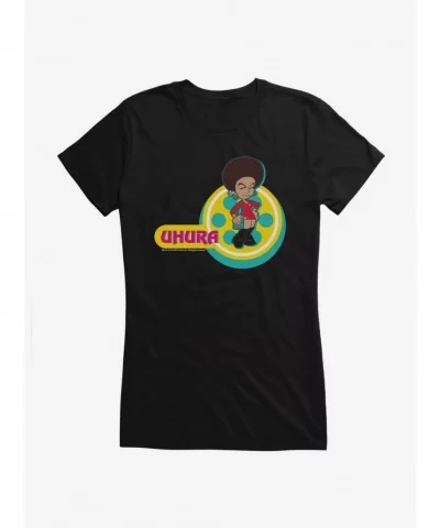 Flash Deal Star Trek Uhura Cartoon Girls T-Shirt $8.17 T-Shirts
