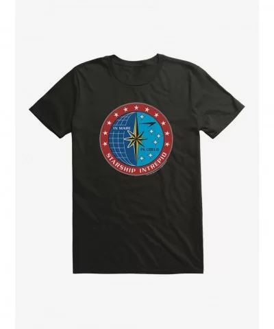 Best Deal Star Trek Enterprise Starship Intrepid Logo T-Shirt $8.60 T-Shirts