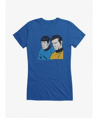 Exclusive Price Star Trek Spock And Kirk Girls T-Shirt $9.56 T-Shirts