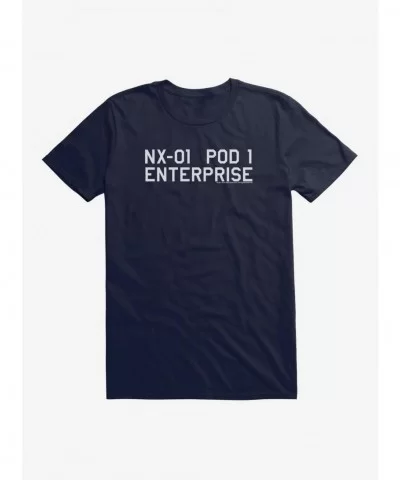 Seasonal Sale Star Trek Enterprise NX01 Pod T-Shirt $8.80 T-Shirts