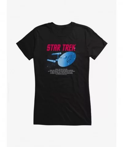 Trend Star Trek Final Frontier Girls T-Shirt $8.96 T-Shirts