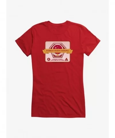 Discount Sale Star Trek Academy Examination Girls T-Shirt $8.76 T-Shirts