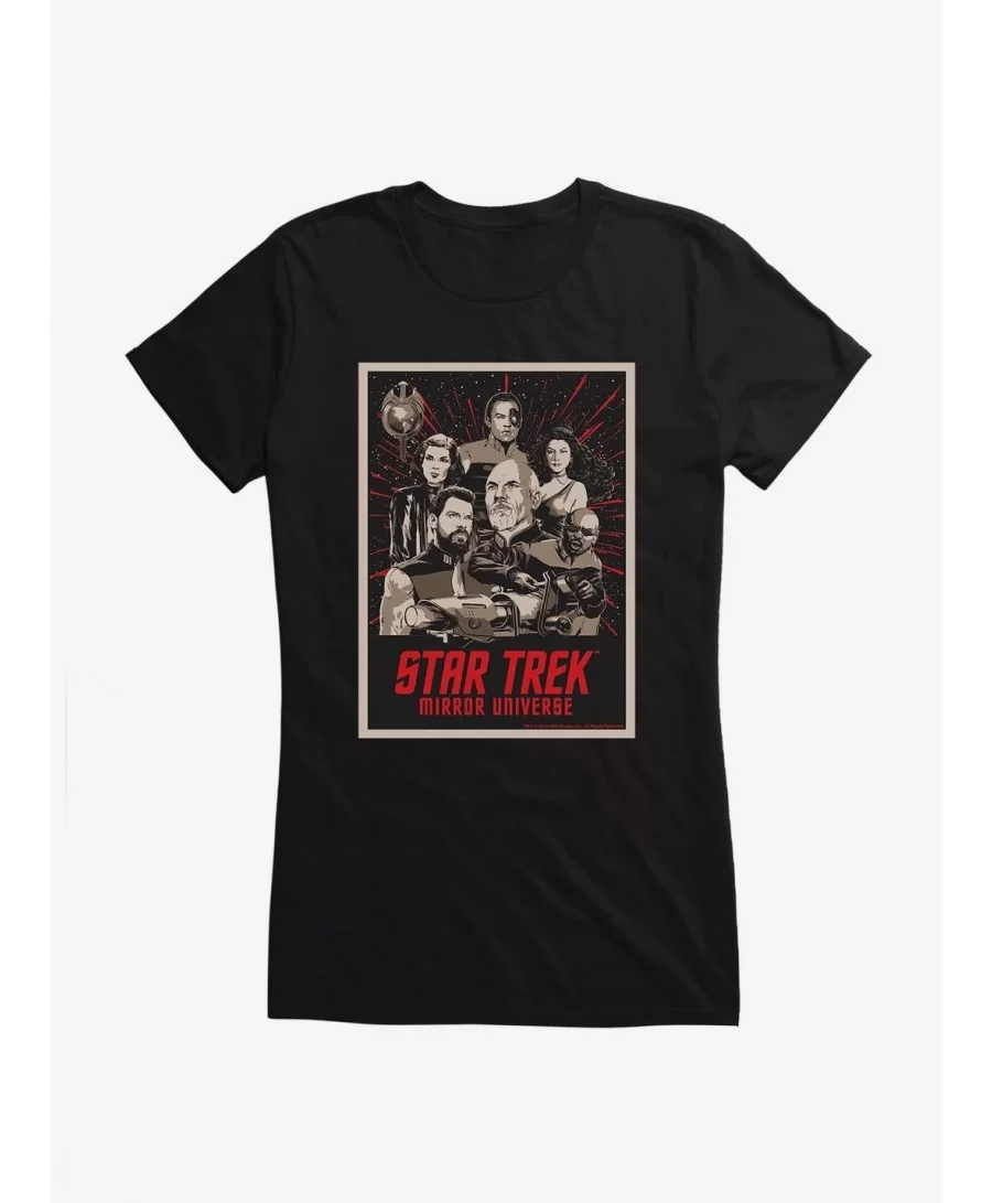 Trend Star Trek: The Next Generation Mirror Universe Girls T-Shirt $6.77 T-Shirts