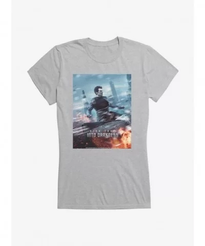 High Quality Star Trek XII Into Darkness Poster Girls T-Shirt $8.37 T-Shirts