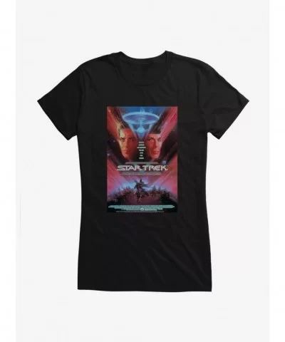 Hot Selling Star Trek The Final Frontier Poster Girls T-Shirt $6.77 T-Shirts