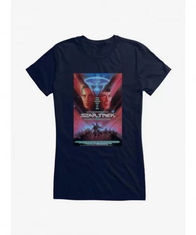 Hot Selling Star Trek The Final Frontier Poster Girls T-Shirt $6.77 T-Shirts