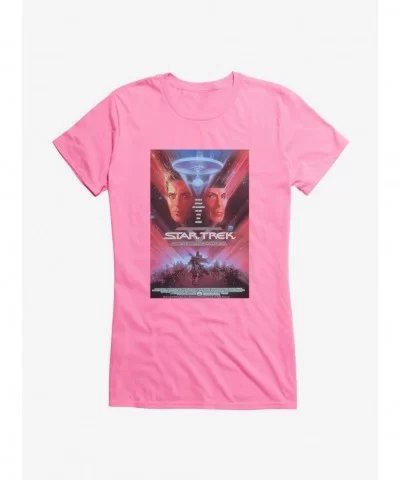 Hot Selling Star Trek The Final Frontier Poster Girls T-Shirt $6.77 T-Shirts