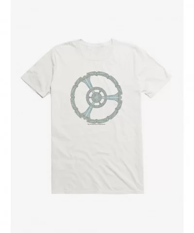 Hot Selling Star Trek Deep Space 9 Ship Top View T-Shirt $9.37 T-Shirts