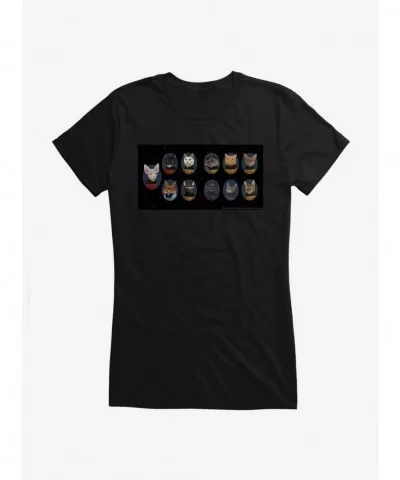 Trend Star Trek TNG Cats Crew Portrait Girls T-Shirt $9.16 T-Shirts