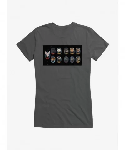Trend Star Trek TNG Cats Crew Portrait Girls T-Shirt $9.16 T-Shirts