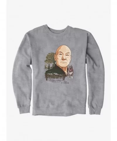 Flash Deal Star Trek: Picard Trusty Number One Sweatshirt $10.92 Sweatshirts