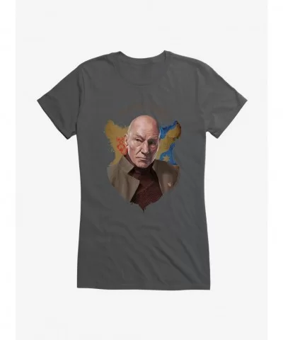 Unique Star Trek: Picard Chateau Picard Girls T-Shirt $7.57 T-Shirts