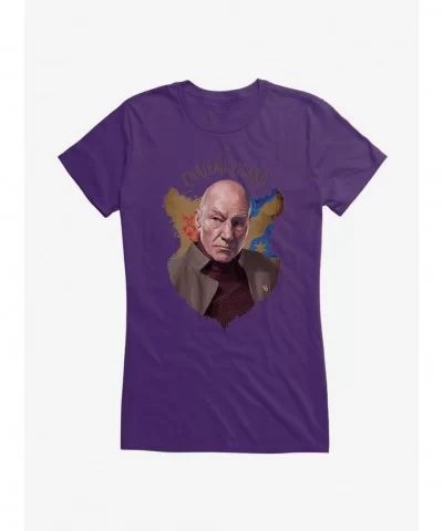 Unique Star Trek: Picard Chateau Picard Girls T-Shirt $7.57 T-Shirts