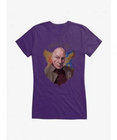 Unique Star Trek: Picard Chateau Picard Girls T-Shirt $7.57 T-Shirts