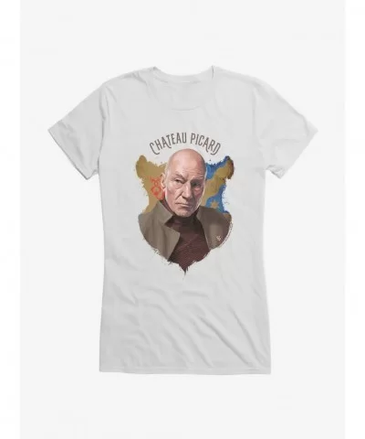 Unique Star Trek: Picard Chateau Picard Girls T-Shirt $7.57 T-Shirts