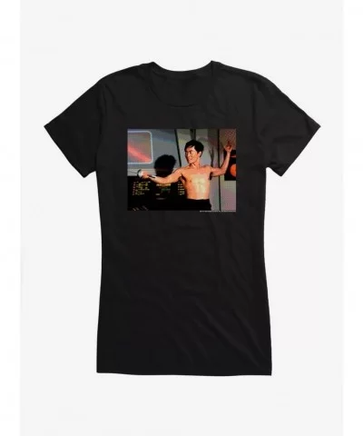 Exclusive Price Star Trek Sulu Fencing Girls T-Shirt $7.17 T-Shirts