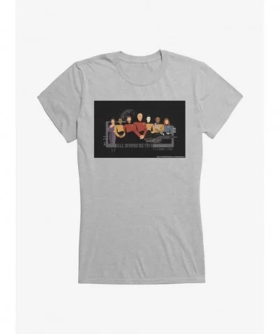 Crazy Deals Star Trek TNG Crew Girls T-Shirt $7.17 T-Shirts