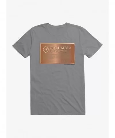 Special Star Trek Enterprise Columbia Plaque T-Shirt $8.41 T-Shirts