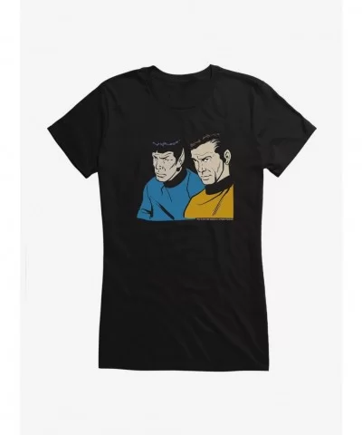 Wholesale Star Trek Spock And Kirk Girls T-Shirt $8.57 T-Shirts