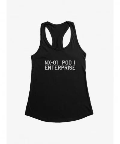 Hot Sale Star Trek NX-01 POD 1 Enterprise Logo Girls Tank $7.57 Tanks