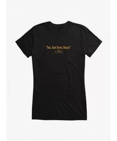 High Quality Star Trek: Picard Tea Earl Grey Girls T-Shirt $6.57 T-Shirts
