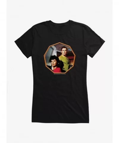 Special Star Trek Uhura and Kirk Girls T-Shirt $9.36 T-Shirts