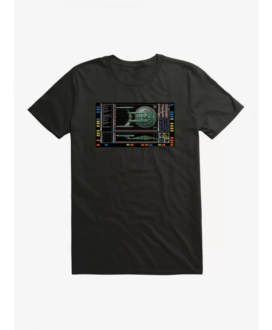 Discount Sale Star Trek Enterprise NX01 Blueprint T-Shirt $8.03 T-Shirts