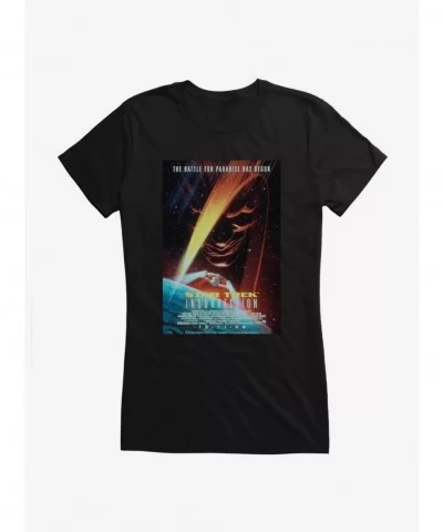 Absolute Discount Star Trek Insurrection Poster Girls T-Shirt $7.37 T-Shirts