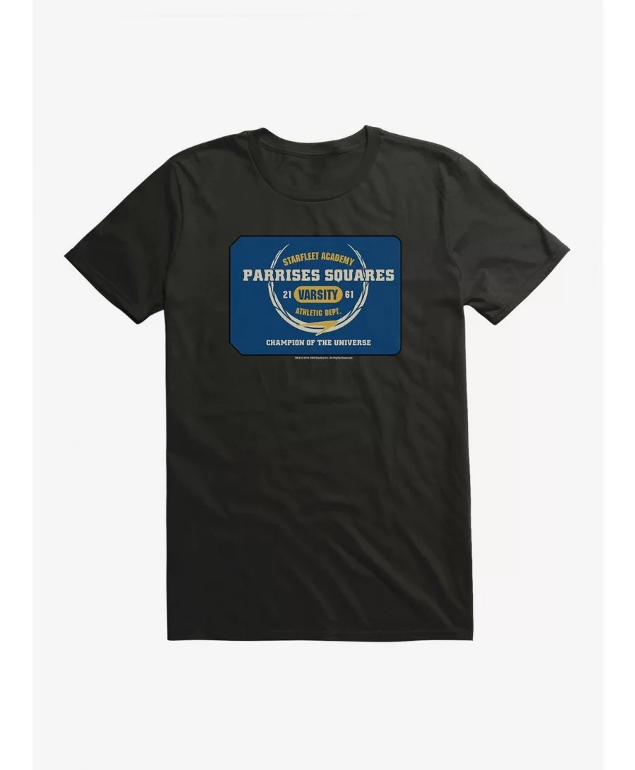 Exclusive Price Star Trek Starfleet Academy Parrises Squares T-Shirt $8.41 T-Shirts