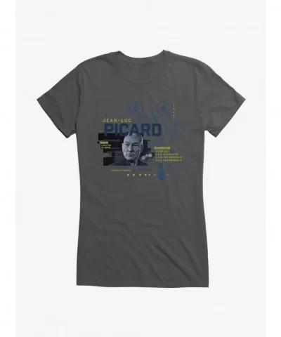 Huge Discount Star Trek: Picard About Jean-Luc Picard Girls T-Shirt $9.36 T-Shirts