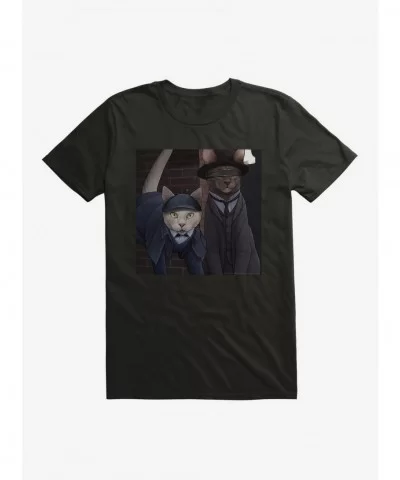Flash Deal Star Trek TNG Cats Time Travelers T-Shirt $7.84 T-Shirts