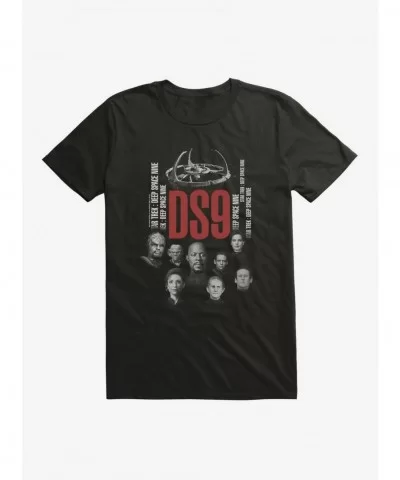 Huge Discount Star Trek DS9 Cast T-Shirt $8.22 T-Shirts