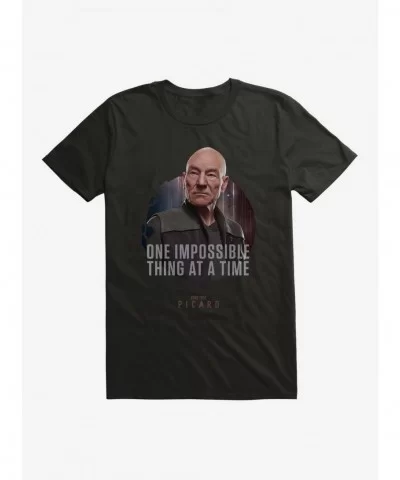 Flash Sale Star Trek: Picard One Thing At A Time T-Shirt $8.99 T-Shirts