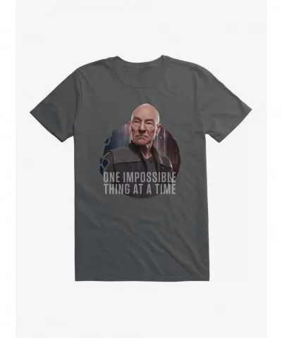 Flash Sale Star Trek: Picard One Thing At A Time T-Shirt $8.99 T-Shirts
