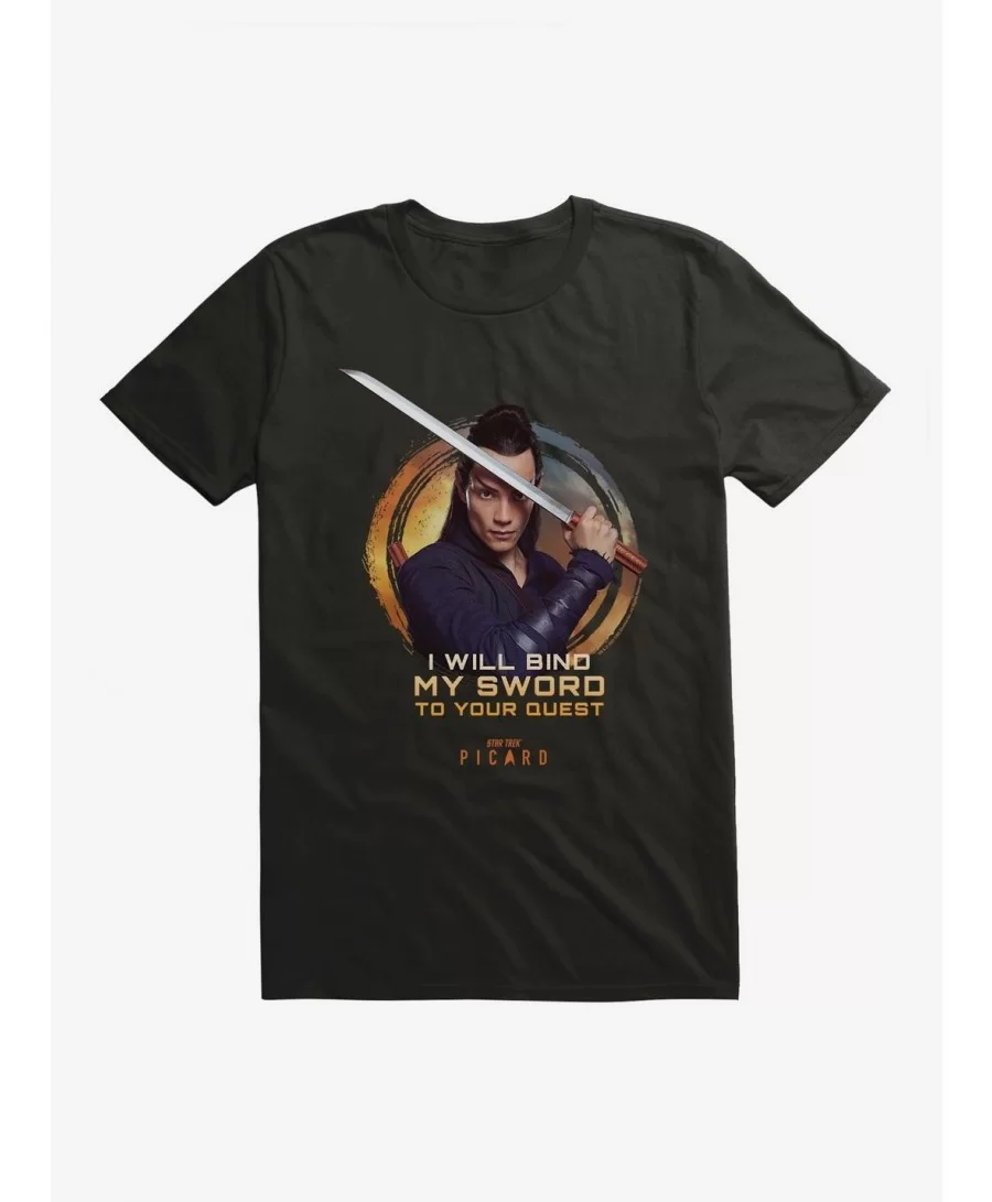 Value Item Star Trek: Picard Elnor I Will Bind My Sword To Your Quest T-Shirt $6.88 T-Shirts