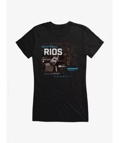 Sale Item Star Trek: Picard About Cristobal Rios Girls T-Shirt $7.97 T-Shirts