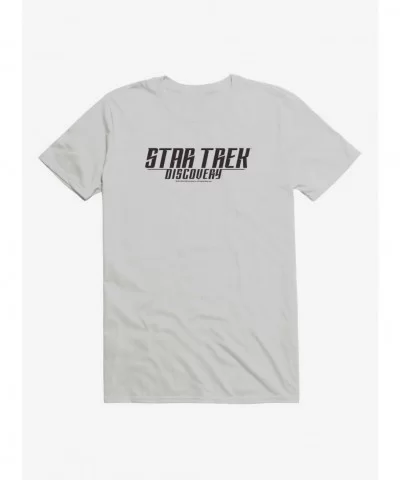 Cheap Sale Star Trek: Discovery Name Logo T-Shirt $8.99 T-Shirts
