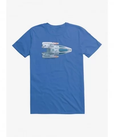 Low Price Star Trek USS Voyager Small Pod Top View T-Shirt $7.65 T-Shirts