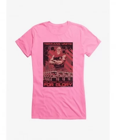 Exclusive Star Trek: The Next Generation Mirror Universe Terrans Unite! Girls T-Shirt $7.37 T-Shirts
