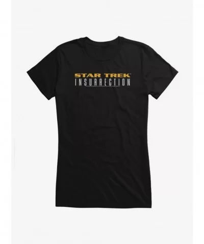 Special Star Trek Insurrection Title Girls T-Shirt $8.57 T-Shirts