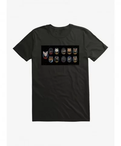 Crazy Deals Star Trek TNG Cats Crew Portrait T-Shirt $9.18 T-Shirts