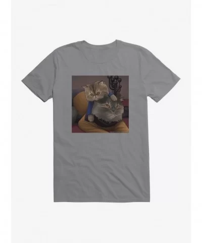 Pre-sale Star Trek TNG Cats Playful T-Shirt $8.60 T-Shirts