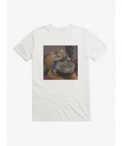 Pre-sale Star Trek TNG Cats Playful T-Shirt $8.60 T-Shirts
