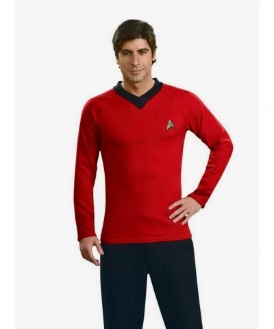 Festival Price Star Trek Classic Deluxe Red Shirt Costume $30.56 Costumes