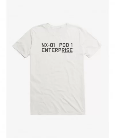 Seasonal Sale Star Trek Enterprise NX01 Pod T-Shirt $8.60 T-Shirts