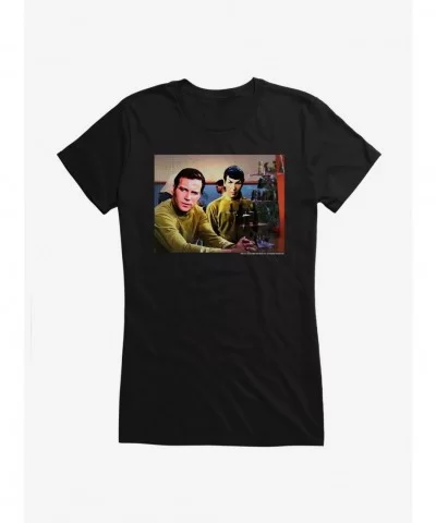Trend Star Trek Duo Kirk And Spock Girls T-Shirt $7.17 T-Shirts